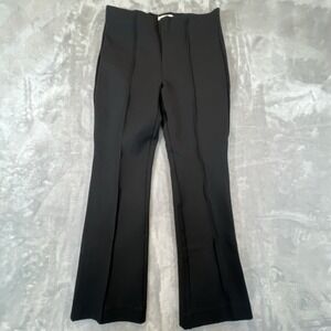 Maeve By Anthropologie The Margot Kick Flare Pants Womens XS Black Pleated